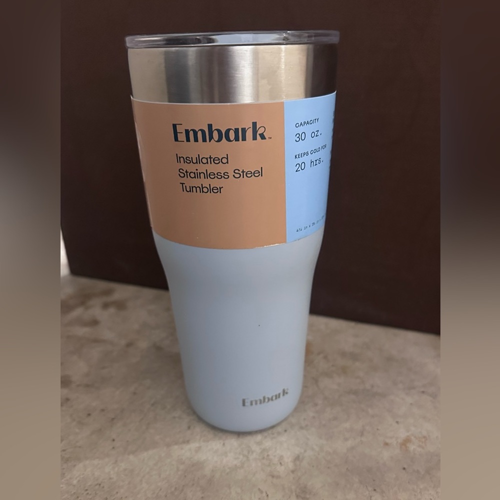 Embark Insulated Stainless Steel Tumbler - Light Blue
